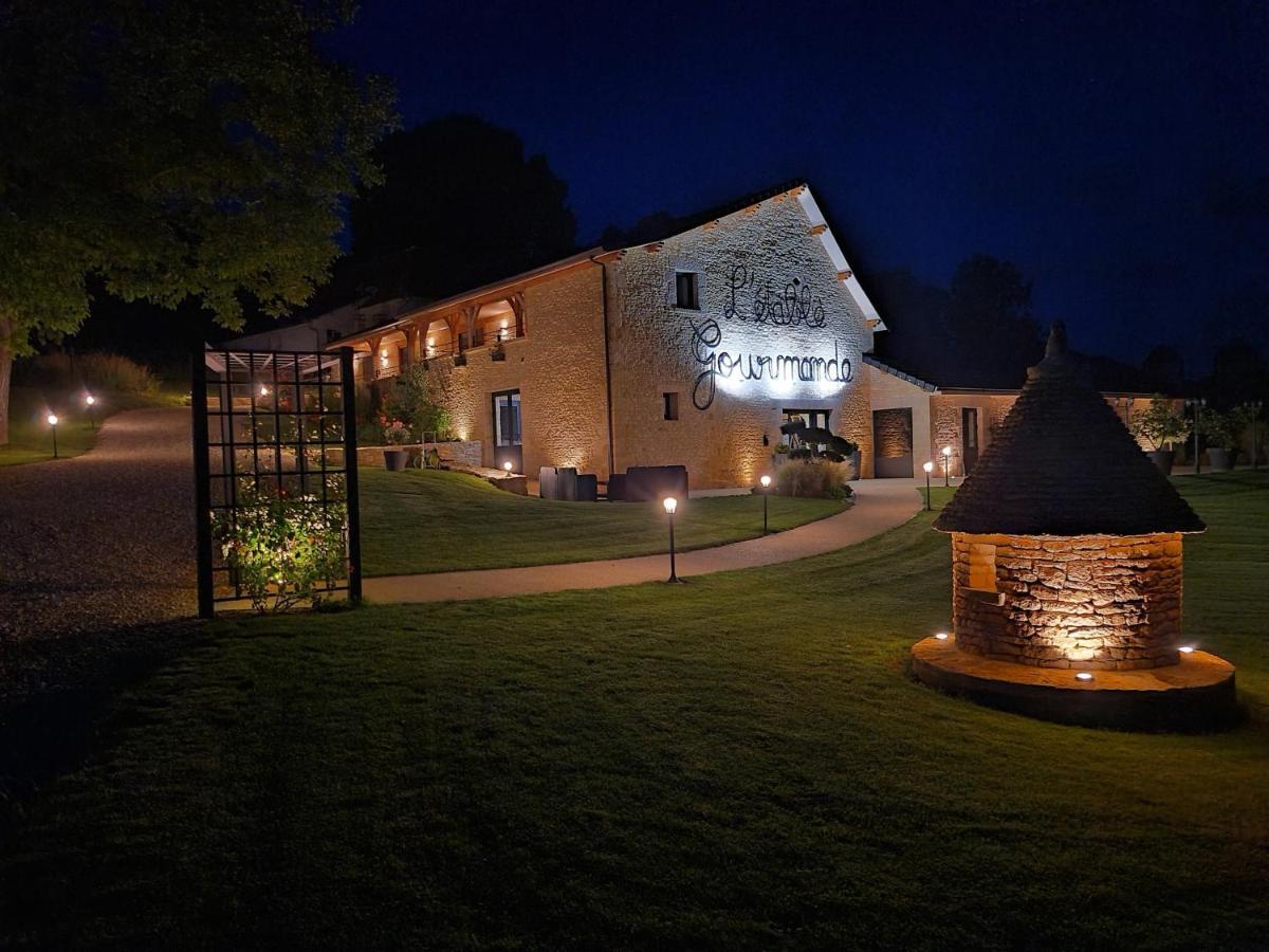 L'Etable Gourmande Chambres D'Hotes Et Ferme Auberge Aubas Luaran gambar